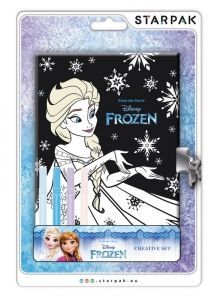 Starpak Pamiętnik zamykany z pisakami Frozen #N1