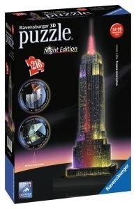 PUZZLE 3D 216 EL. EMPIRE STATE BUILDING NIGHT EDITION REKLAM