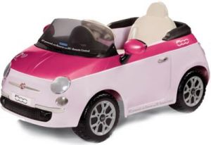 PEG PEREGO Samochód Fiat 500 Pink/Fuksja 6V