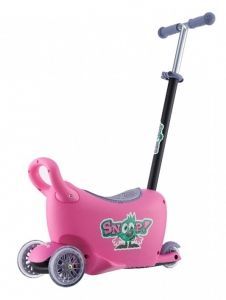 Jeździk SNOOP 3w1 pink #B1