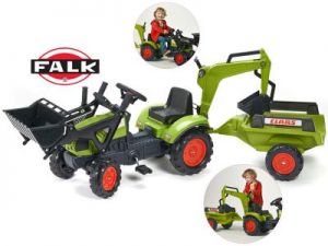 FALK Traktor CLAAS ARION 410 z przyczepa
