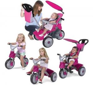 FEBER Rowerek Trójk. Baby Trike Easy Evolution Róż