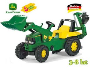 Rolly Toys Traktor Junior John Deere z Łyżka Przyc