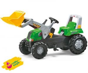 Rolly Toys Traktor Junior  Zielony z łyżką
