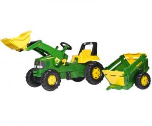 Rolly Toys Traktor John Deere z Przyczepą