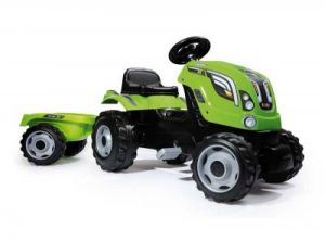 SMOBY Traktor z przyczepą FARMER XL zielony